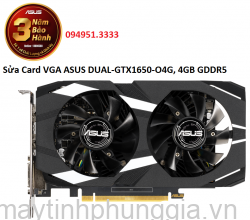 Sửa Card VGA ASUS DUAL-GTX1650-O4G, 4GB GDDR5