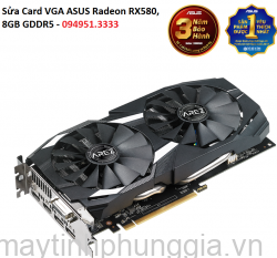 Sửa Card VGA ASUS Radeon RX580, 8GB GDDR5