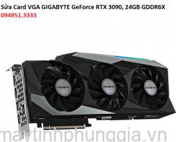 Sửa Card VGA GIGABYTE GeForce RTX 3090, 2‎4GB GDDR6X