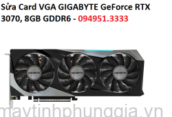 Sửa Card VGA GIGABYTE GeForce RTX 3070, 8‎GB GDDR6