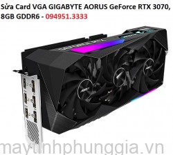 Sửa Card VGA GIGABYTE AORUS GeForce RTX 3070, 8‎GB GDDR6