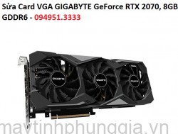 Sửa Card VGA GIGABYTE GeForce RTX 2070, 8GB GDDR6