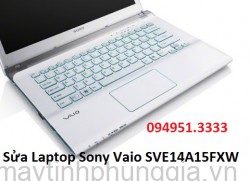 Sửa Laptop Sony Vaio SVE14A15FXW, màn hình 14 inch cũ