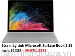 Sửa máy tính Microsoft Surface Book 2 15 inch, 512GB