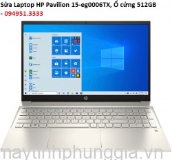 Sửa Laptop HP Pavilion 15-eg0006TX, Ổ cứng 512GB