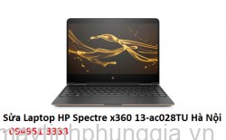 Sửa Laptop HP Spectre x360 13-ac028TU, Ram 8GB, Ổ cứng 256GB