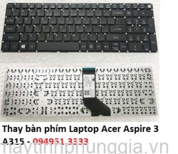Thay bàn phím Laptop Acer Aspire 3 A315