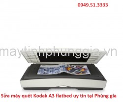 Sửa máy quét Kodak A3 flatbed