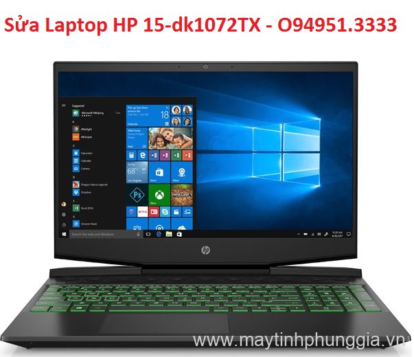 Sửa Laptop HP Pavilion Gaming 15-dk1072TX core i5-10300H