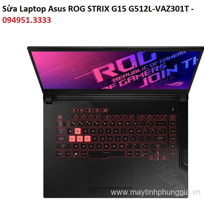 Sửa Laptop Asus ROG STRIX G15 G512L-VAZ301T Core I7-10870H