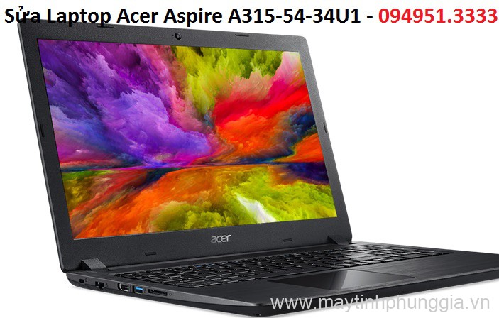 Sửa Laptop Acer Aspire A315-54-34U1 Core i3-10110U