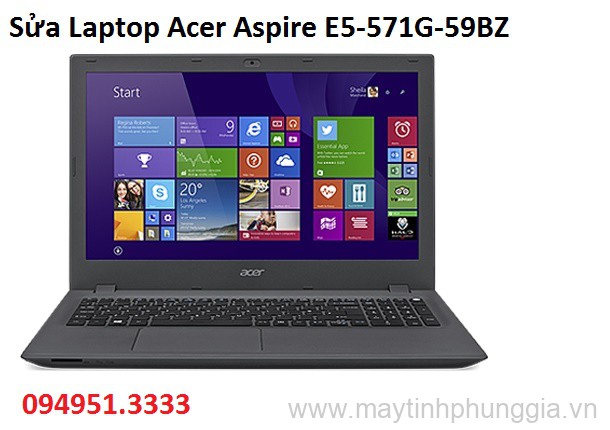 Sửa Laptop Acer Aspire E5-571G-59BZ Core i5-5200U