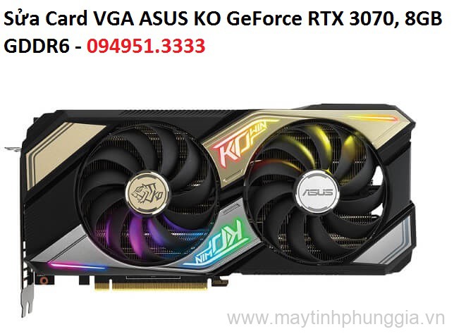 Sửa Card VGA ASUS KO GeForce RTX 3070, 8GB GDDR6