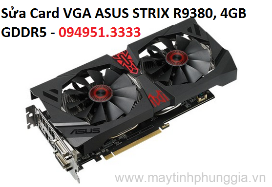 Sửa Card VGA ASUS STRIX R9380, 4GB GDDR5