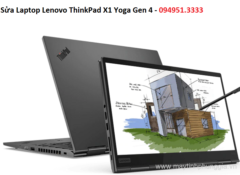 Sửa Laptop Lenovo ThinkPad X1 Yoga Gen 4, Core i5-10210U