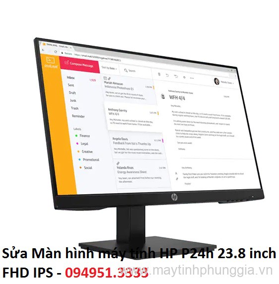 Sửa Màn hình máy tính HP P24h 23.8 inch FHD IPS