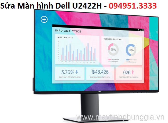 Sửa Màn hình máy tính Dell Ultrasharp U2422H 23.8 inch, giá rẻ Hà Nội