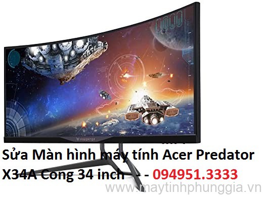 Sửa Màn hình máy tính Acer Predator X34A Cong 34 inch