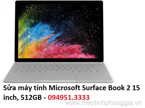 Sửa máy tính Microsoft Surface Book 2 15 inch, 512GB