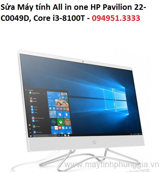 Sửa Máy tính All in one HP Pavilion 22-C0049D, Core i3-8100T