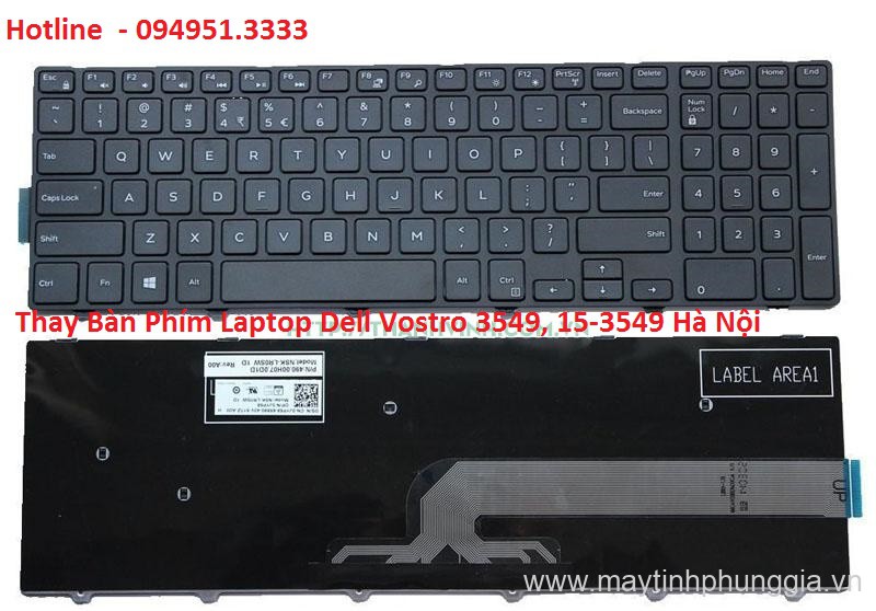 Thay Bàn Phím Laptop Dell Vostro 3549, 15-3549