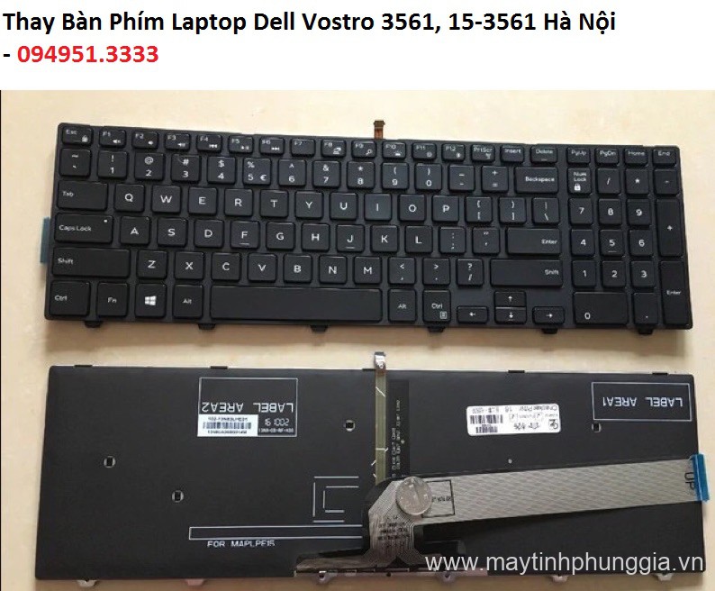 Thay Bàn Phím Laptop Dell Vostro 3561, 15-3561