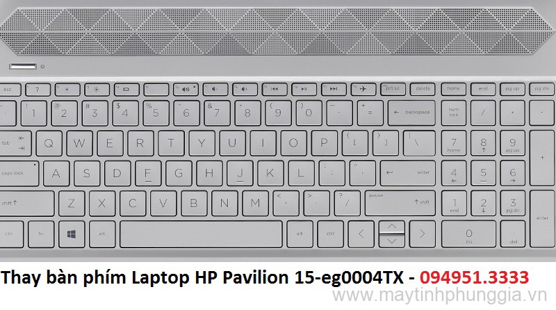 Thay bàn phím Laptop HP Pavilion 15-eg0004TX