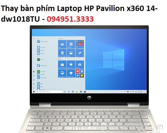 Thay bàn phím Laptop HP Pavilion x360 14-dw1018TU