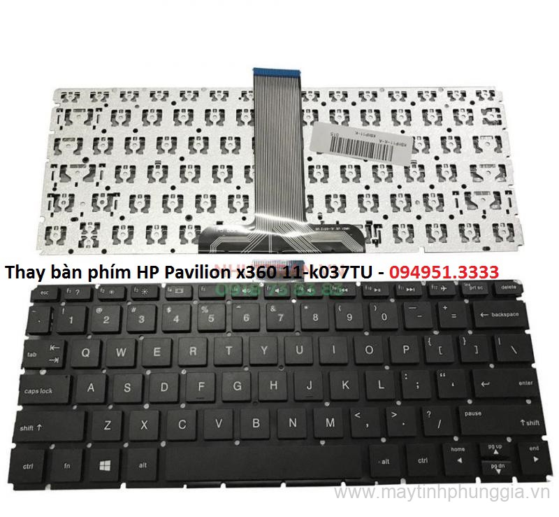 Thay bàn phím Laptop HP Pavilion x360 11-k037TU