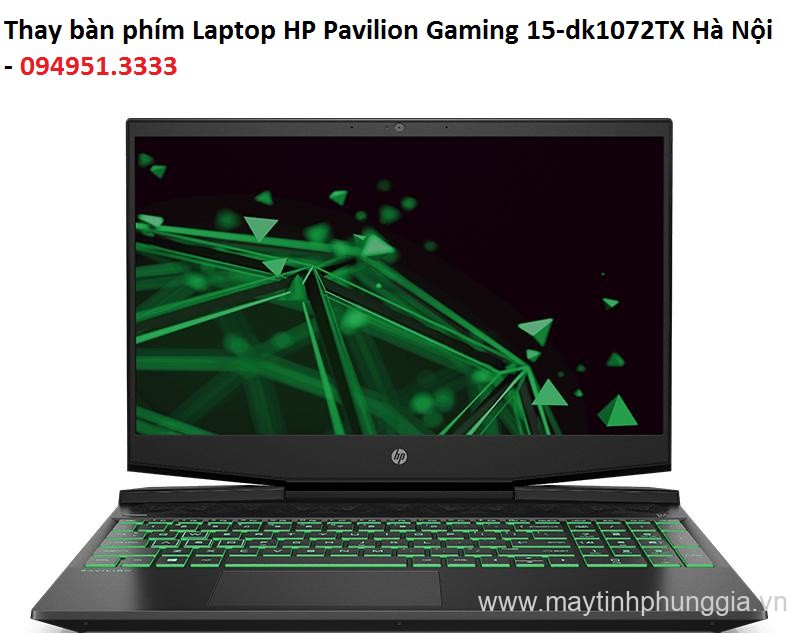 Thay bàn phím Laptop HP Pavilion Gaming 15-dk1072TX