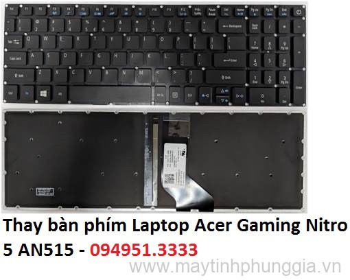 Thay bàn phím Laptop Acer Gaming Nitro 5 AN515