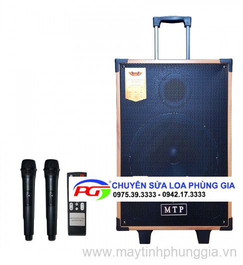 Sửa Loa kéo di động MTP-10T Bass 25, 2 Micro