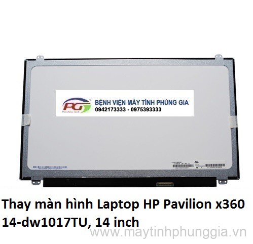 Thay màn hình Laptop HP Pavilion x360 14-dw1017TU, 14 inch