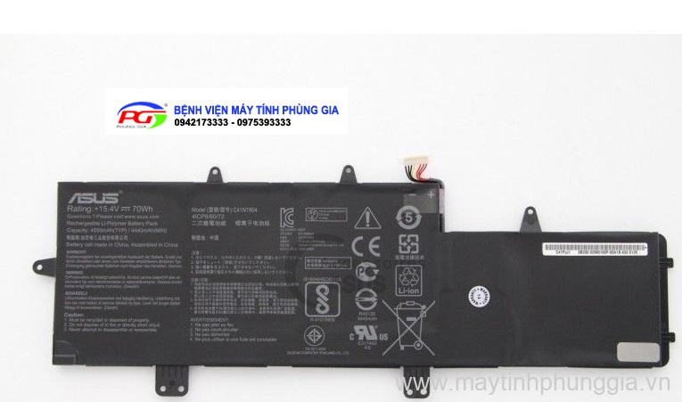 Bán pin Laptop Asus Zenbook UX480FD Battery 70Wh 15.4V