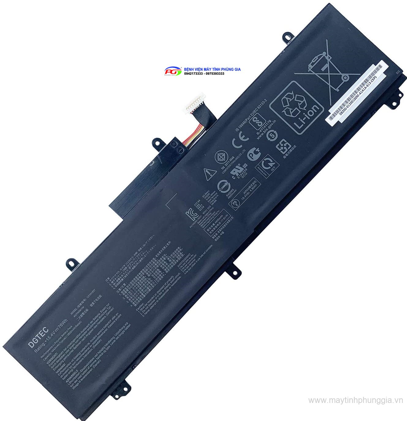 Bán pin Laptop Asus ROG GX532LXS Battery 76Wh 15.4V
