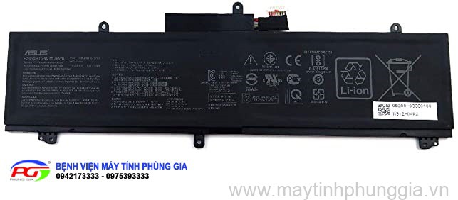 Bán pin Laptop Asus ROG GX502LWS Battery 76Wh 15.4V