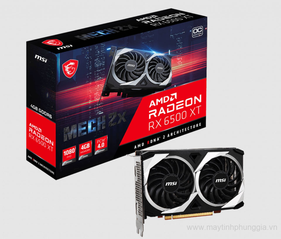 Sửa Card màn hình MSI RX 6500 XT MECH 2X 4G OC
