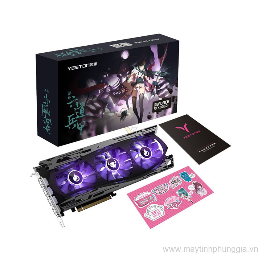 Sửa Card màn hình YESTON RTX 3060 12GD6 Spirit Armor