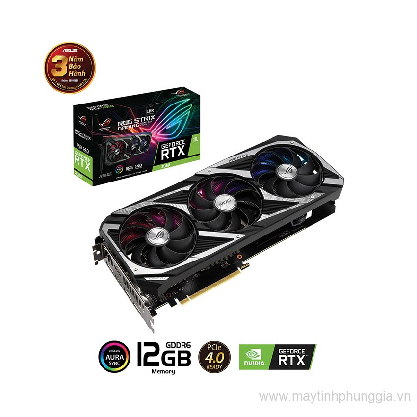 Sửa Card màn hình Asus ROG STRIX-RTX 3060-12G-V2-GAMING