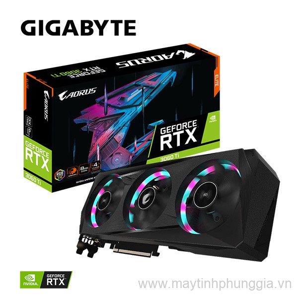 Sửa Card Màn Hình GIGABYTE AORUS GeForce RTX 3060 Ti ELITE 8G