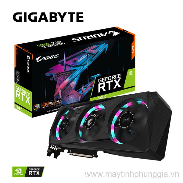 Sửa Cạc đồ họa GIGABYTE AORUS RTX 3060 ELITE 12G