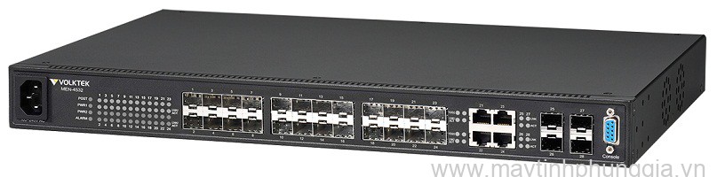 Sửa 28 Port Gigabit Managed Fiber Switch VolkTek MEN-4532