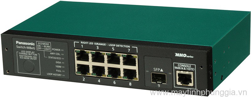 Sửa 8-port 10-100-1000M Switch PANASONIC PN28080K