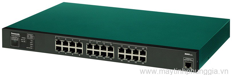 Sửa 24 port 10-100-1000M PoE Switch PANASONIC