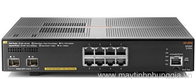 Sửa bộ chia mạng HP 2930F 8G PoE+ 2SFP+ Switch JL258A