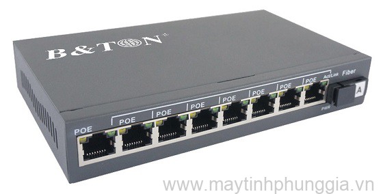 Sửa bộ chia mạng 8 port 10-100Mbps PoE Switch BTON BT-6108FE-25