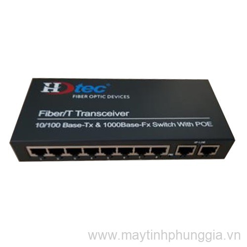 Sửa Switch mạng PoE HDTec 8 port 10-100Mbps + 2 port RJ45