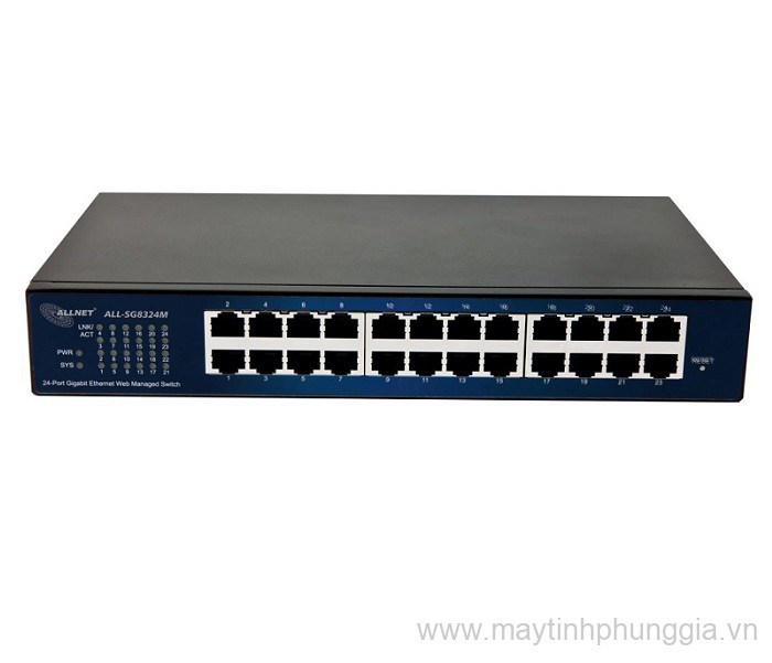 Sửa Bộ chia mạng 24 cổng 1000Mb Switch ALLNET ALL-SG8826PMX10G