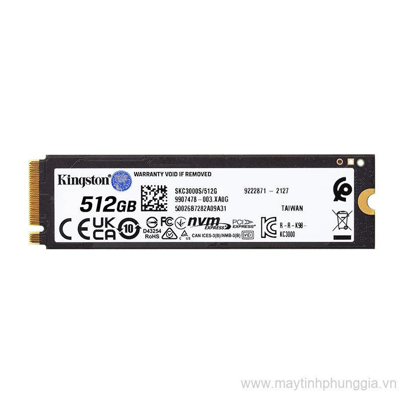 Sửa SSD Kingston KC3000 2TB M.2 PCIe gen 4 NVMe
